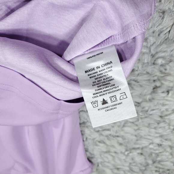 FootJoy Lavender Purple Heather Yoke 1/2 Zip Vest Performance Golf Men's Large - Picture 5 of 7